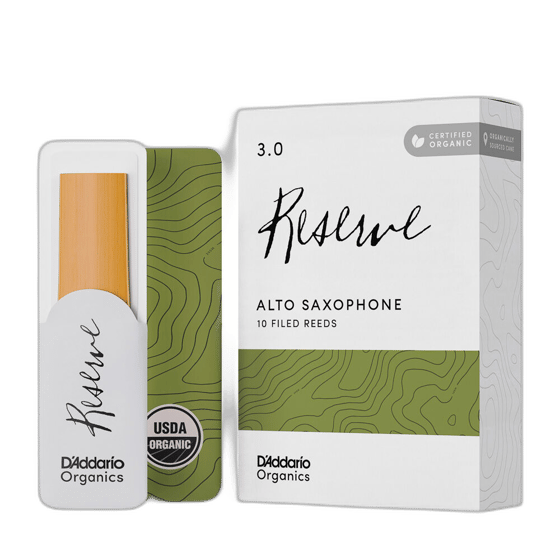 Palheta Sax Alto 3.0 (10 Peças) DAddario Organic Reserve