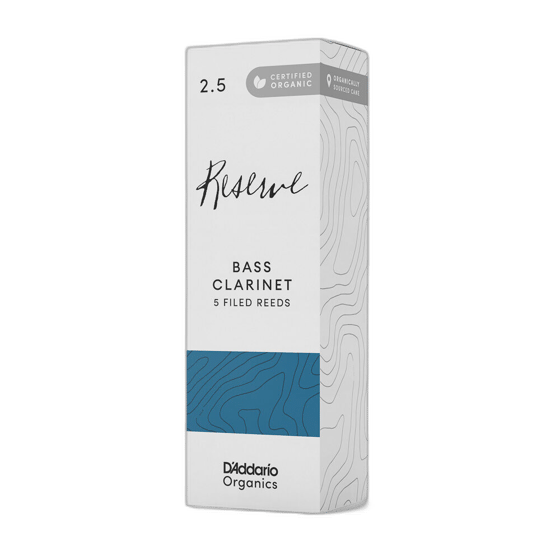 Palheta Clarone 2.5 (5 Unidades) DAddario Organic Reserve