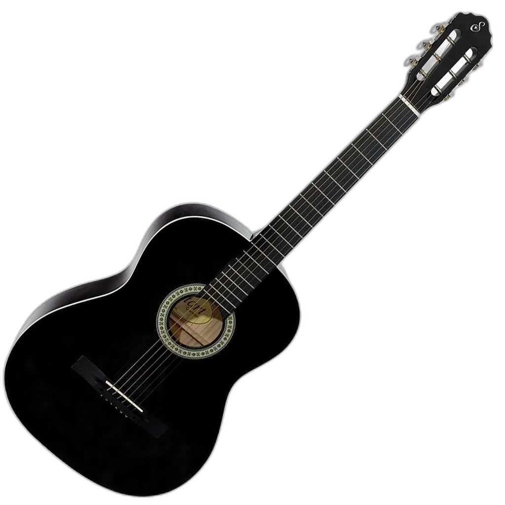 Violão Clássico Acústico Estudante Em Aço S14 Bk Preto Giannini