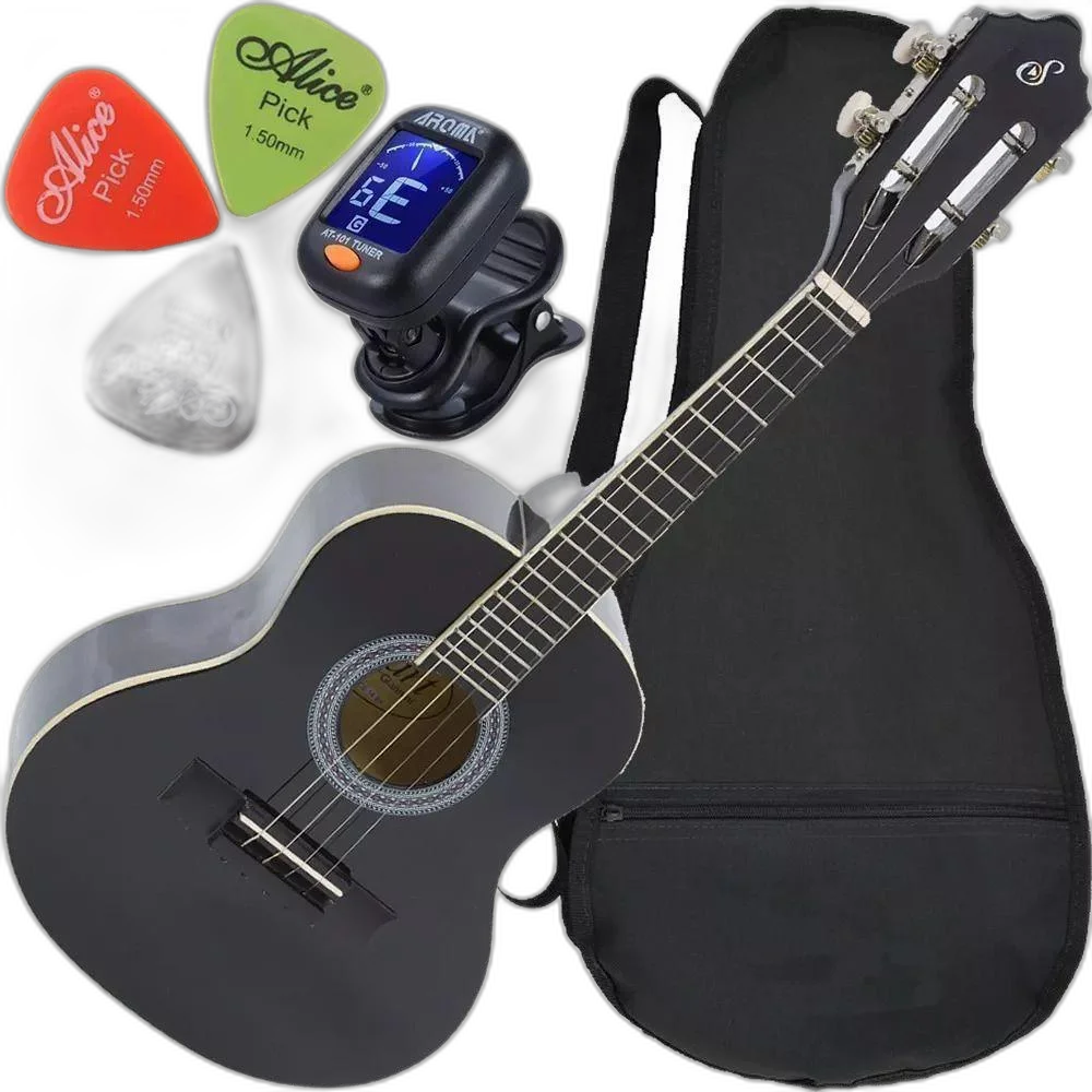 Kit Cavaquinho Acústico Giannini CS14 Preto