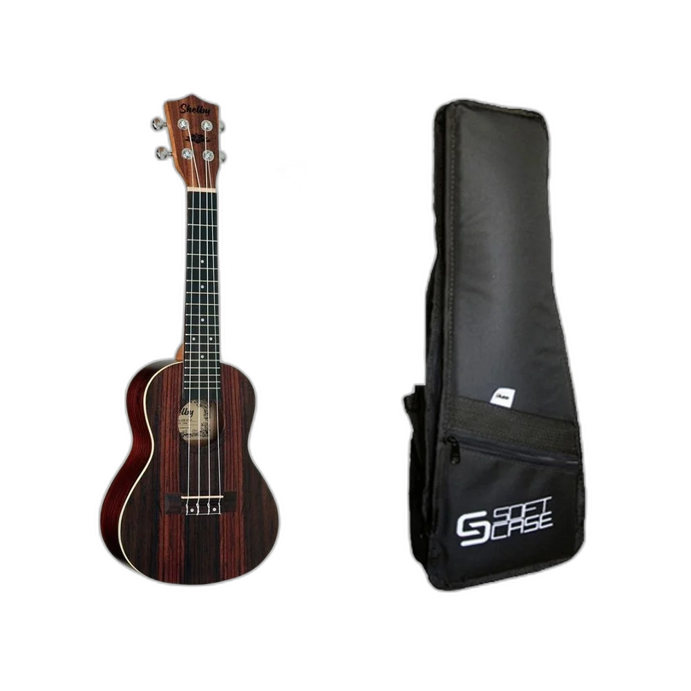Ukulele Shelby Concerto SU23r + Afinador