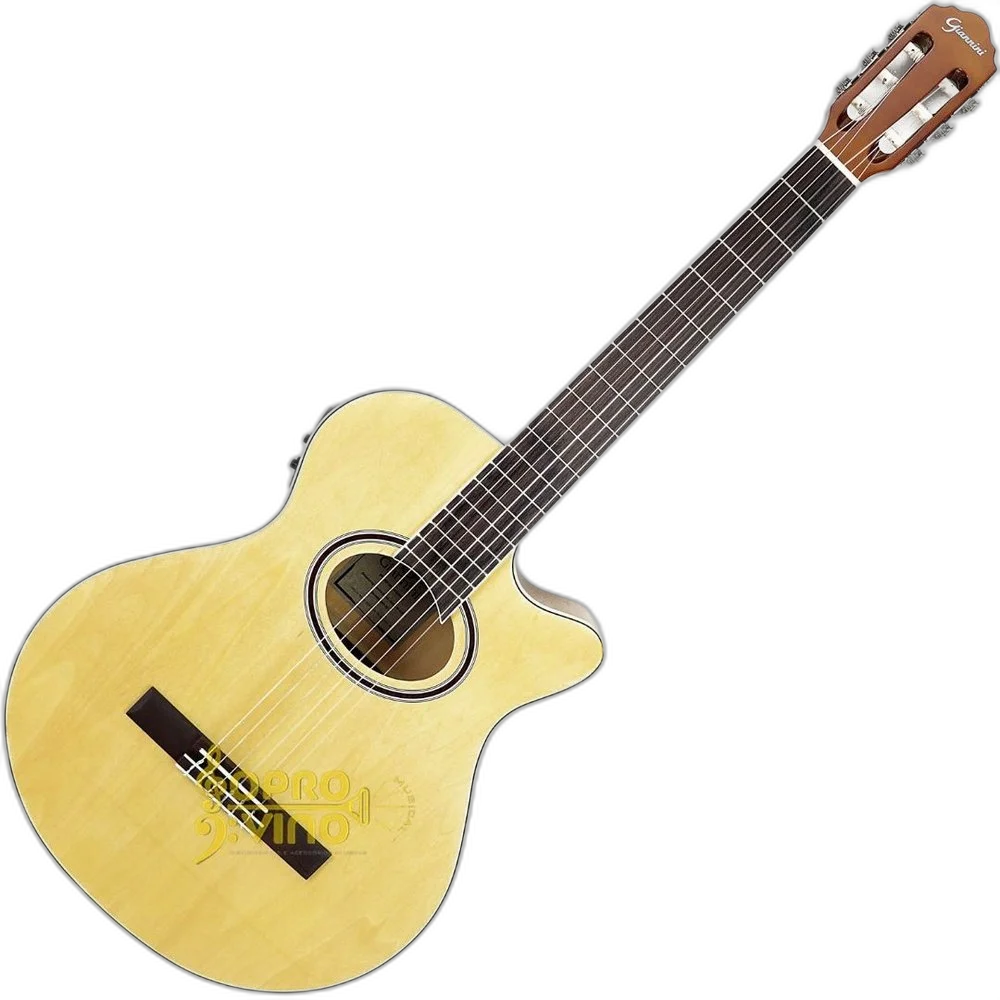 Violão Mini Jumbo Cutway Eletroacústico Giannini GNF 1D CEQ NG + Capa