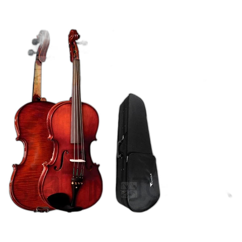 Kit viola de arco eagle VA180 envelhecida com case