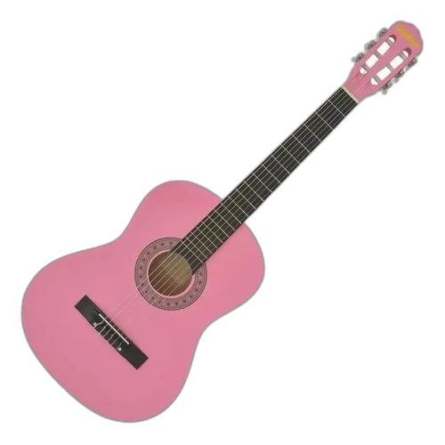 Violão Acustico Estudante Nylon Waldman Rosa