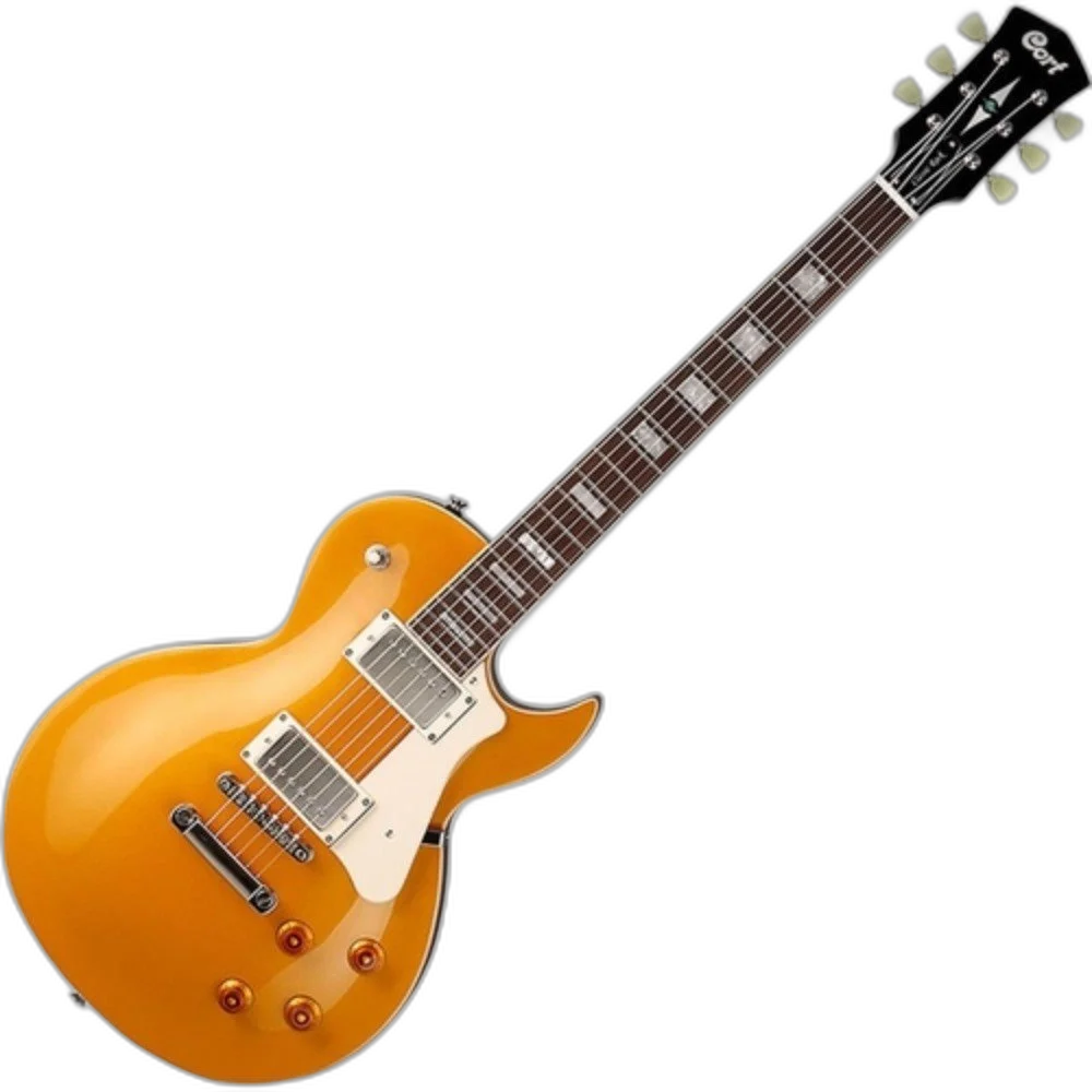 Guitarra Les Paul Cort Classic Rock cr 200 gt Gold Top Dourada