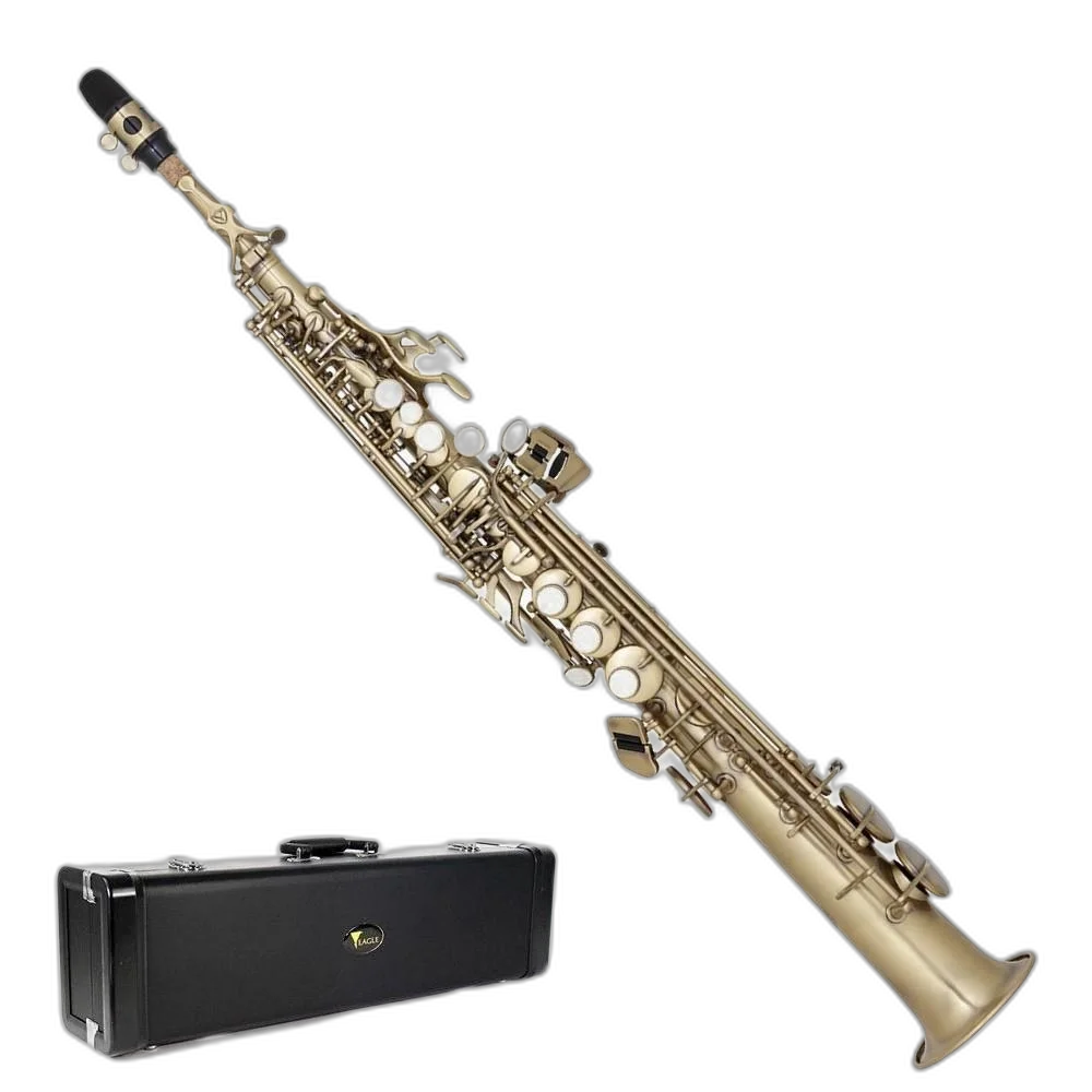 Saxofone Soprano eagle Vintage - SP502VG (Envelhecido)