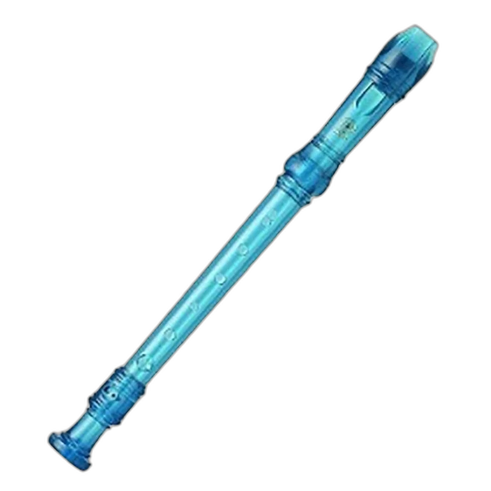 Kit C/6 Flauta Doce Yamaha Soprano Germanica Yrs20 Gb Azul