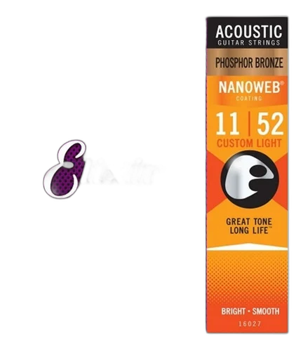 Enc Violao Aco Elixir 011 Custom Light