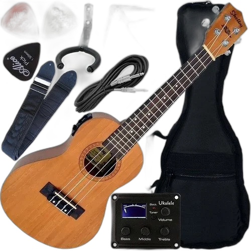 Kit Ukulele Shelby Su23me Concerto Elétrico C/ Equalizador