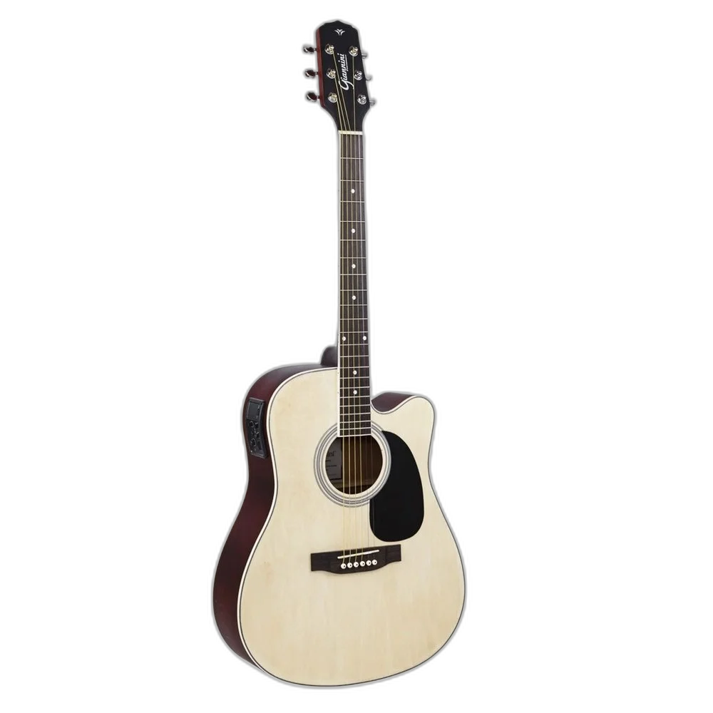 Violão Folk Giannini Gdc1 Ceq Ns Natural Satin
