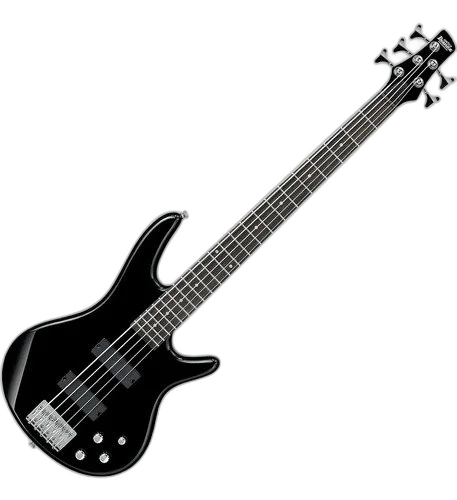 Kit Contrabaixo Ibanez 5 Cordas Ativo  Gsr 205 Preto + Acessórios