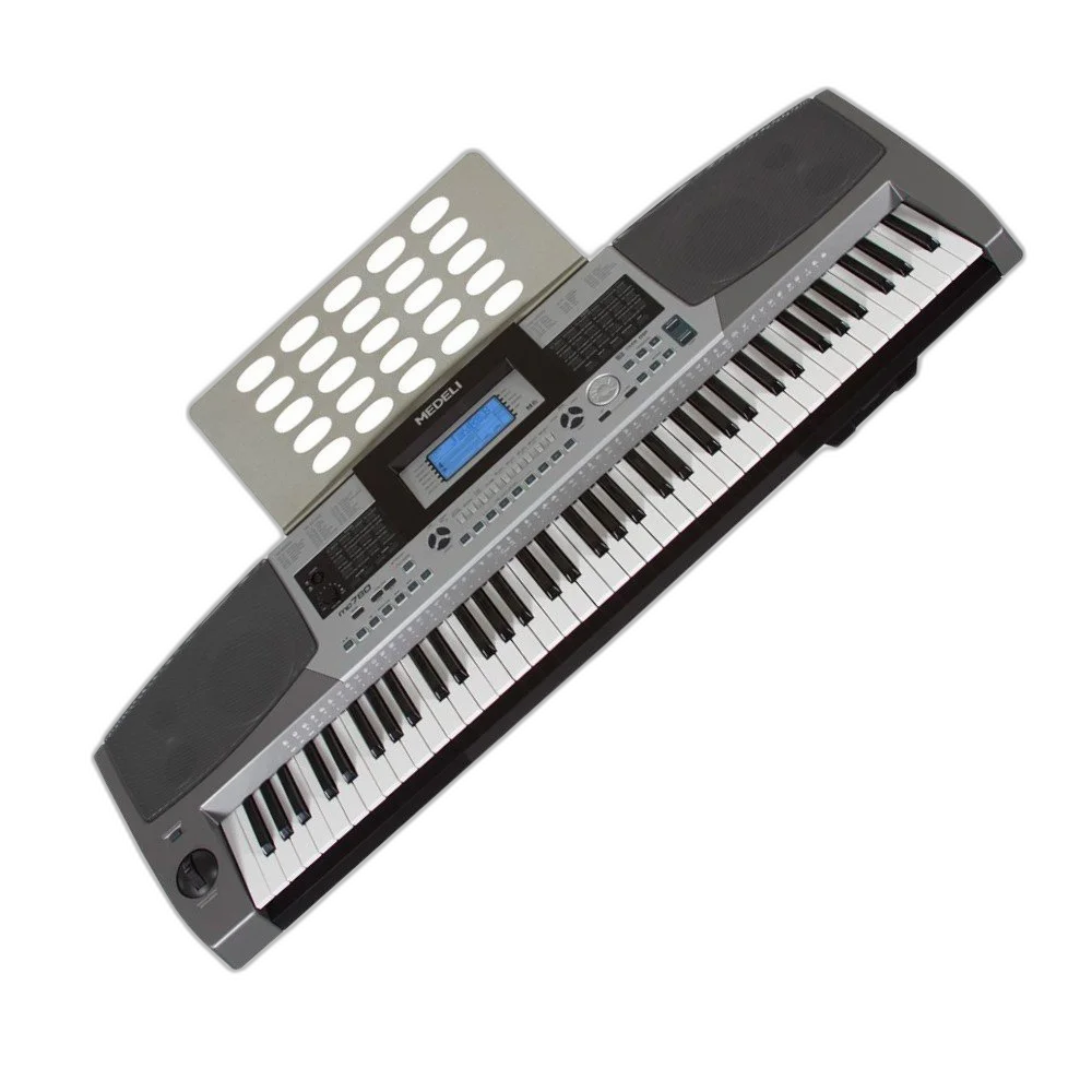 Teclado Musical 76 Teclas Sensitivas 559 Vozes Medeli Mc780