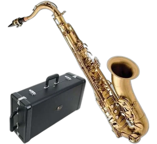 Sax Tenor Em Sib Envelhecido Com Case Luxo St503 Vg Eagle