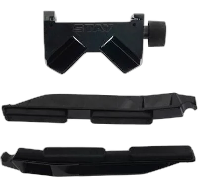 Kit Base E Longarina Curva Torre C/ Estante Partitura Stay