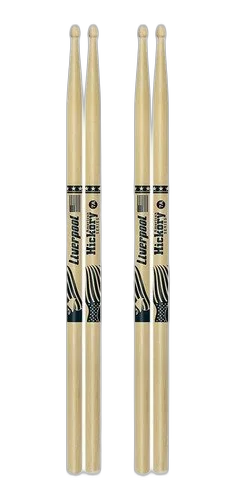 2 Pares Baqueta American Hickory Series 7a Madeira Liverpool
