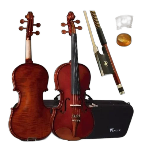 Violino Clássico 3/4 Tampo Abeto + Estojo + Breu Ve431 Eagle