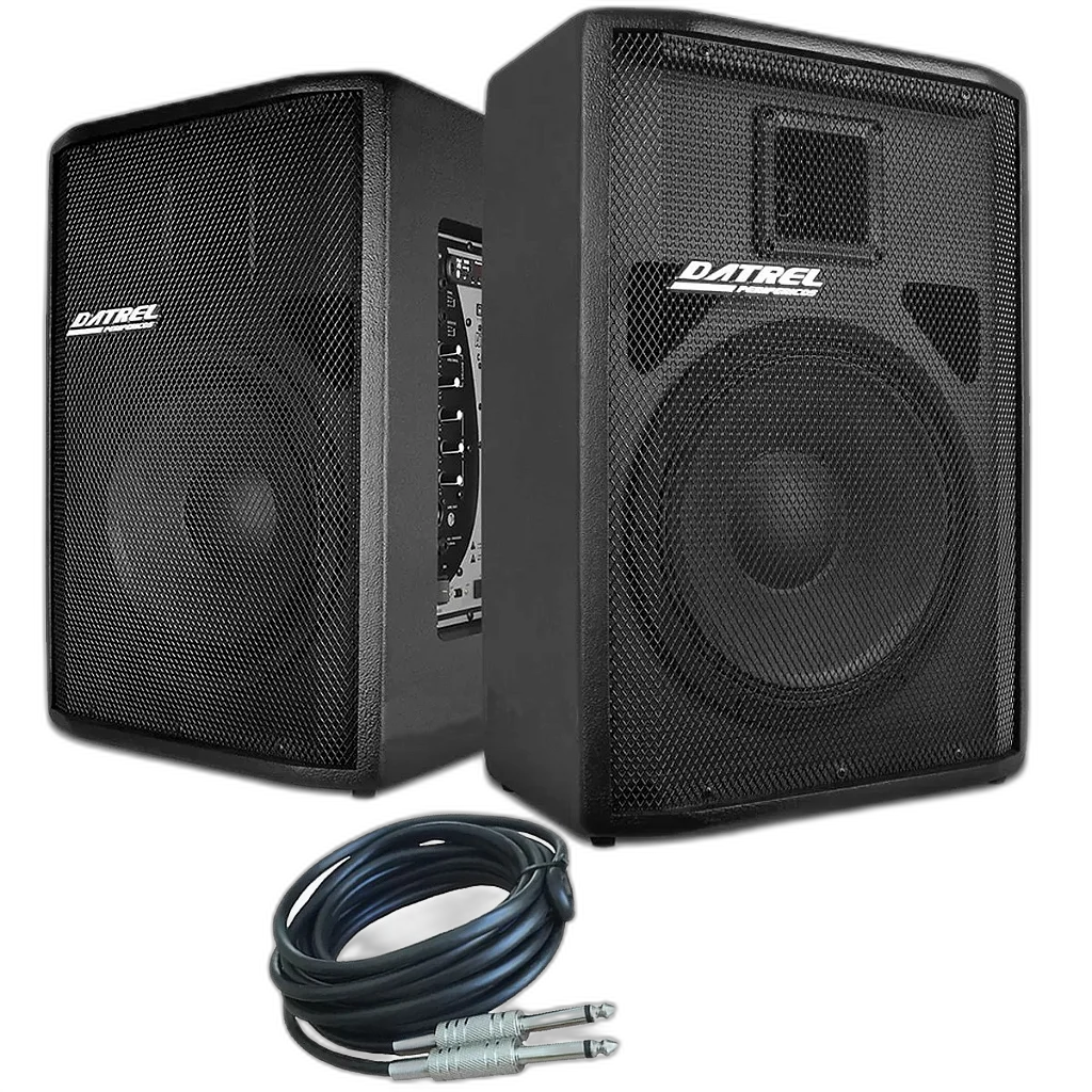 Kit Caixa de Som Ativa Usb Bluetooth + Passiva 500w Rms - Datrel CSX01