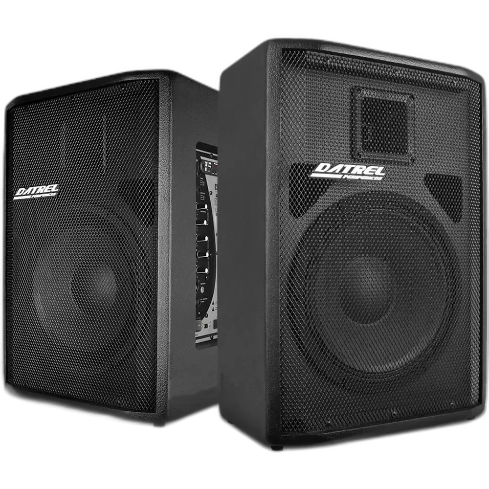 Kit Caixa de Som Ativa Usb Bluetooth + Passiva 500w Rms - Datrel CSX01