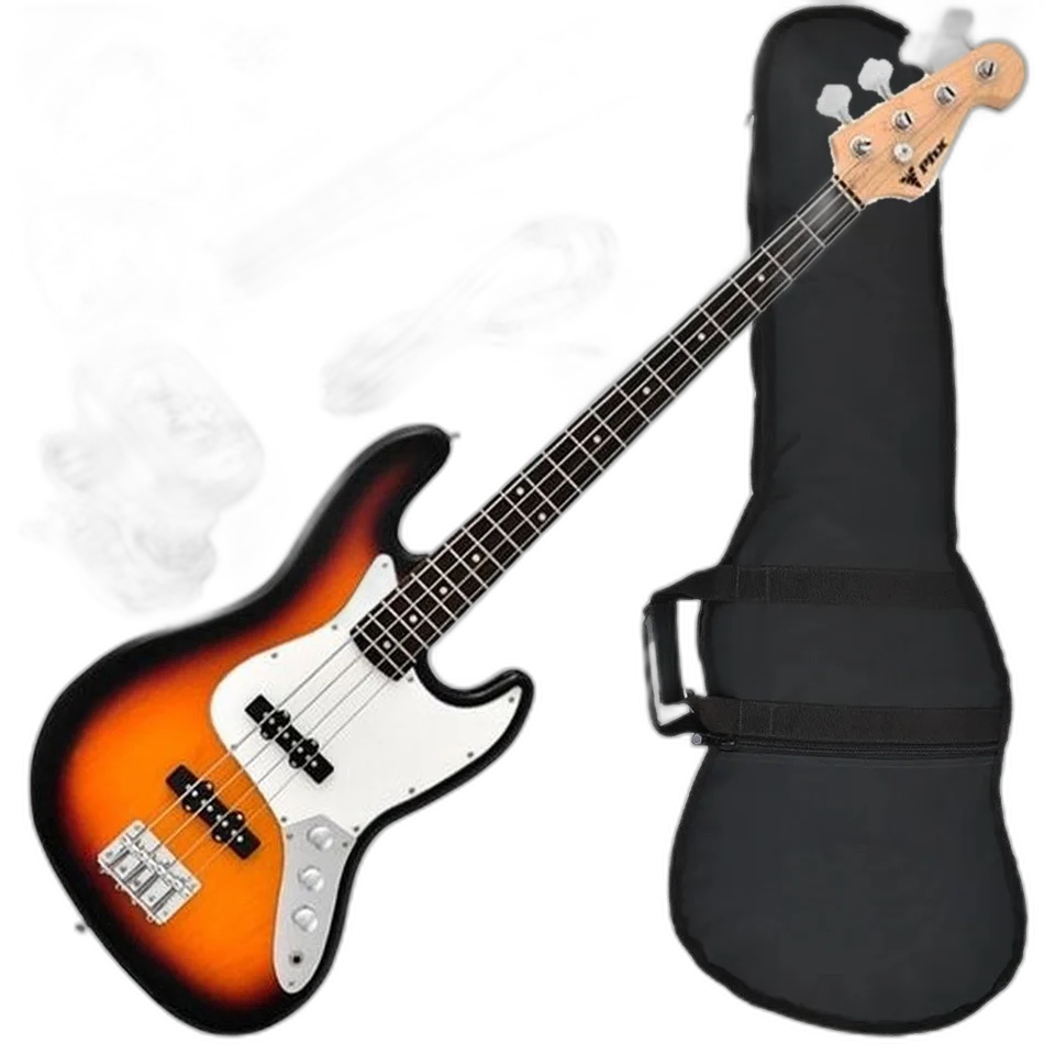 Kit Contrabaixo PHX JB 3TS Jazz Bass 4 Cordas Sunburst Bx01