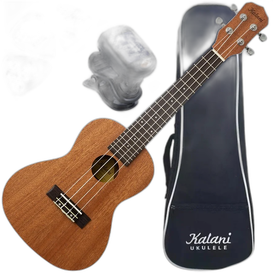 Kit Ukulele Concerto Acústico Kal220 CS Série Tribes Kalani Ux01