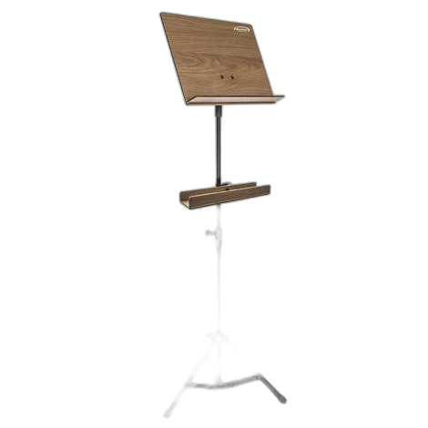 Estante de Partitura Torelli HEP35 Hunter de Madeira com Suporte Inferior para Acessórios
