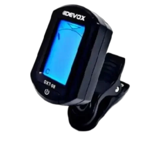 Afinador Digital Clip Guitarra Violão Devox Dxt-08 Cromático