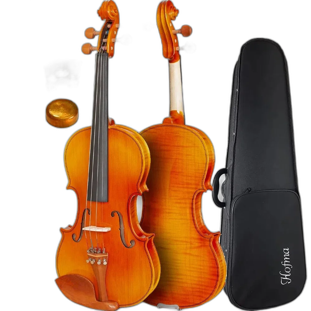 Violino Hofma By Eagle HVE 242 4/4 com Case Arco Breu