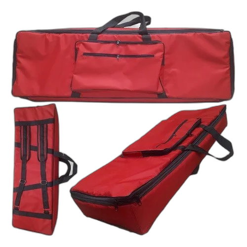 Capa Bag Acolchoada Vermelho Para Teclado 113X34 -Carbon