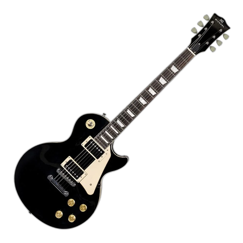 Guitarra Les Paul Michael Strike GM750N BK VTR434
