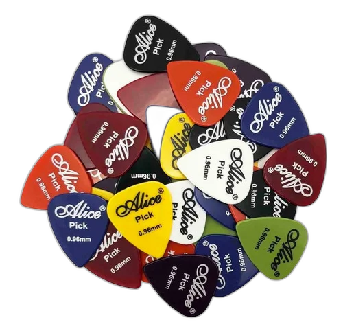 Kit 3 Palhetas Nylon Para Violão Guitarra Variadas