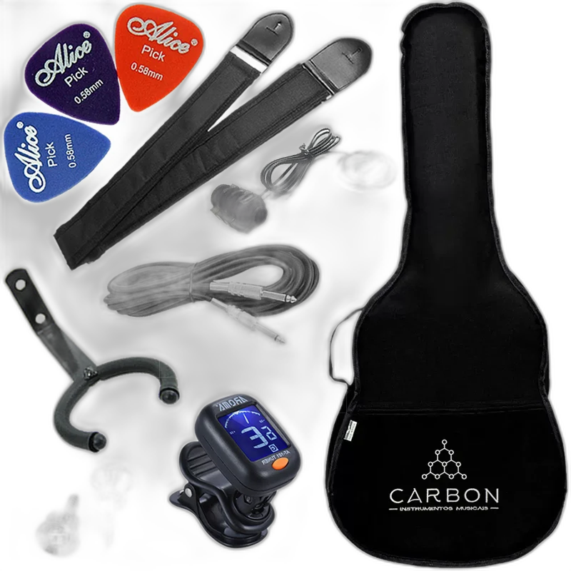 Kit Acessórios Para Violão Clássico VX07