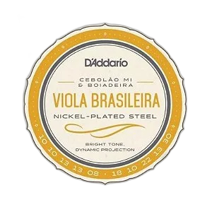 Encordoamento Profissional para Viola Brasileira em Mi EJ82C - D'addario
