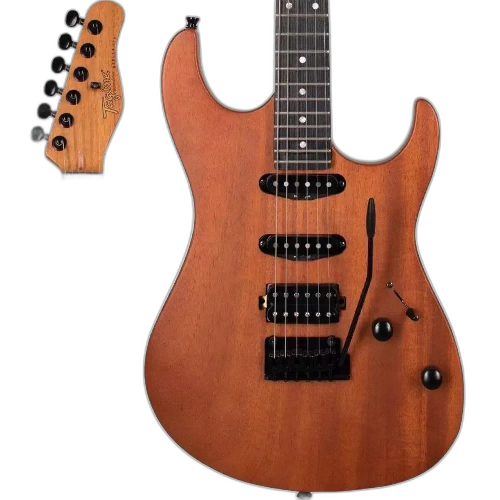 Kit Guitarra Elétrica Strato Tagima Stella NTS DF Mahogany Gx01