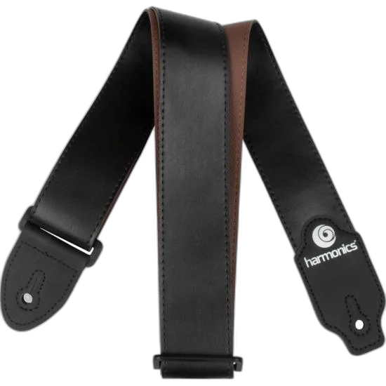 Correia Para Violao Har 06 Preto Liso Harmonics