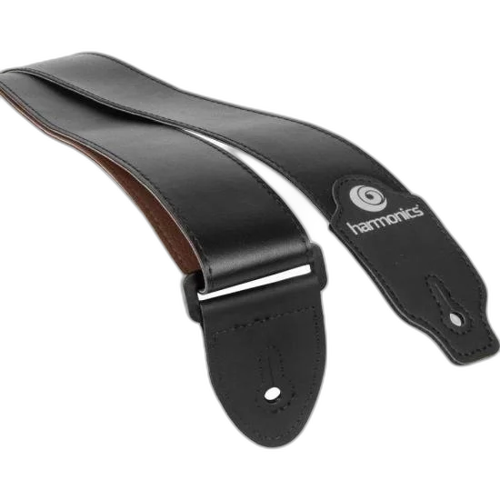 Correia Para Violao Har 06 Preto Liso Harmonics
