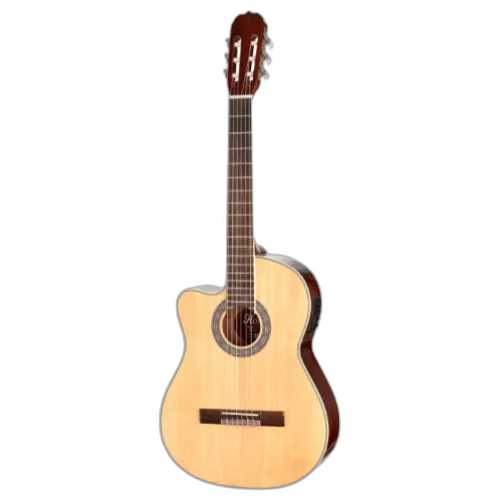 Violão Eletroacústico Canhoto Flat Nylon Hofma Hmc 225f Lh