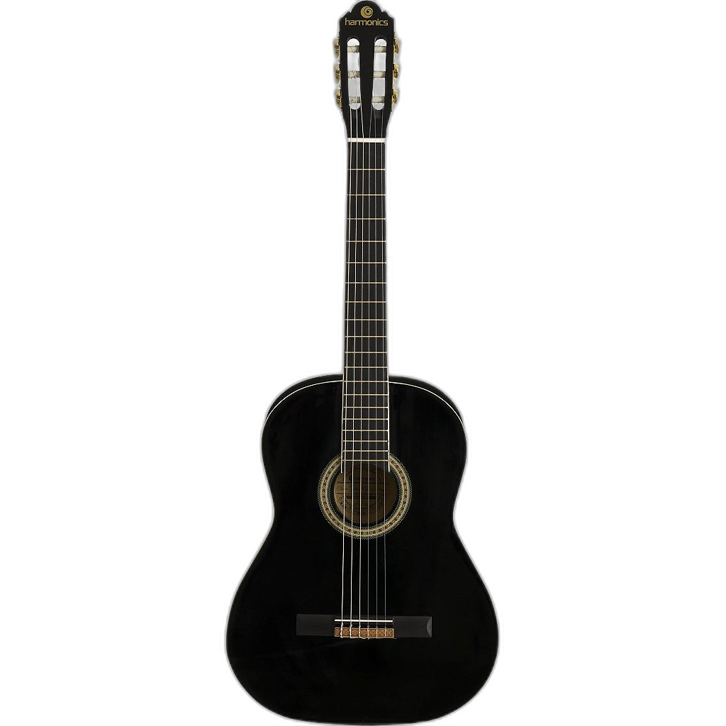 Kit Violão Acústico Harmonics GNA-111 Nylon Preto Vx05