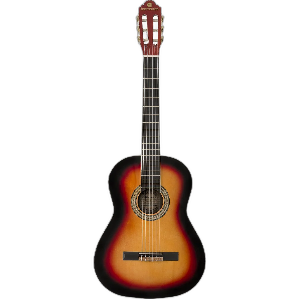 Kit Violão Acústico Harmonics GNA-111 Nylon Sunburst Vx05
