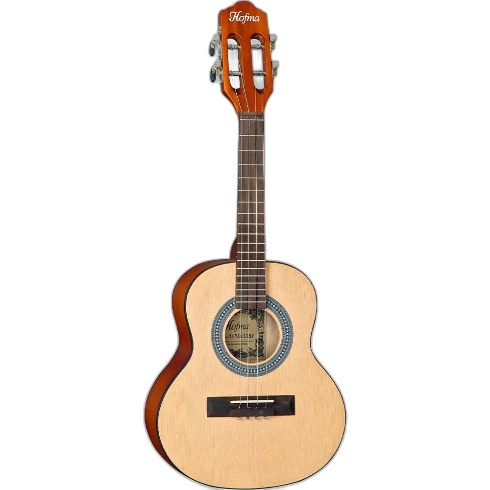 Kit Cavaquinho Eletroacústico Hofma HCV30P STNT Natural Cvx02