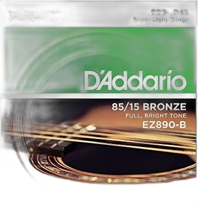 Encordoamento Aço Para Violão D`Addario EZ890-B 6 Cordas