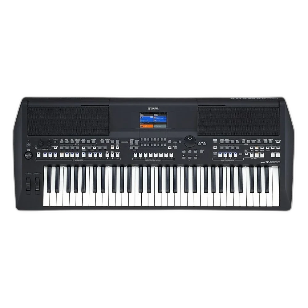 Kit Teclado Arranjador Yamaha PSR-SX600 Interface Áudio/Gravação Tx02