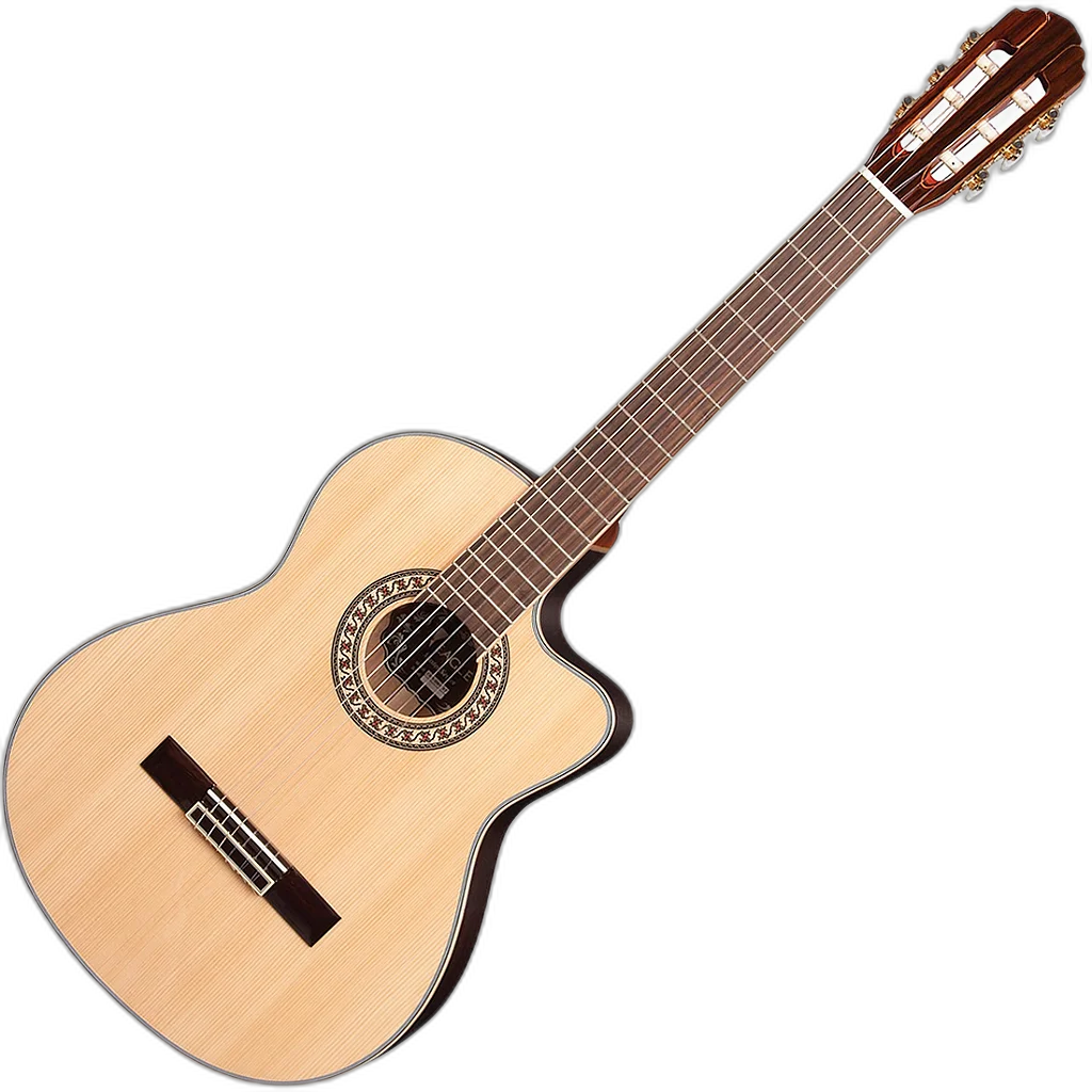 Kit Violão Eletroacústico Eagle Emn880c Nylon Clássico Cutaway Vx01