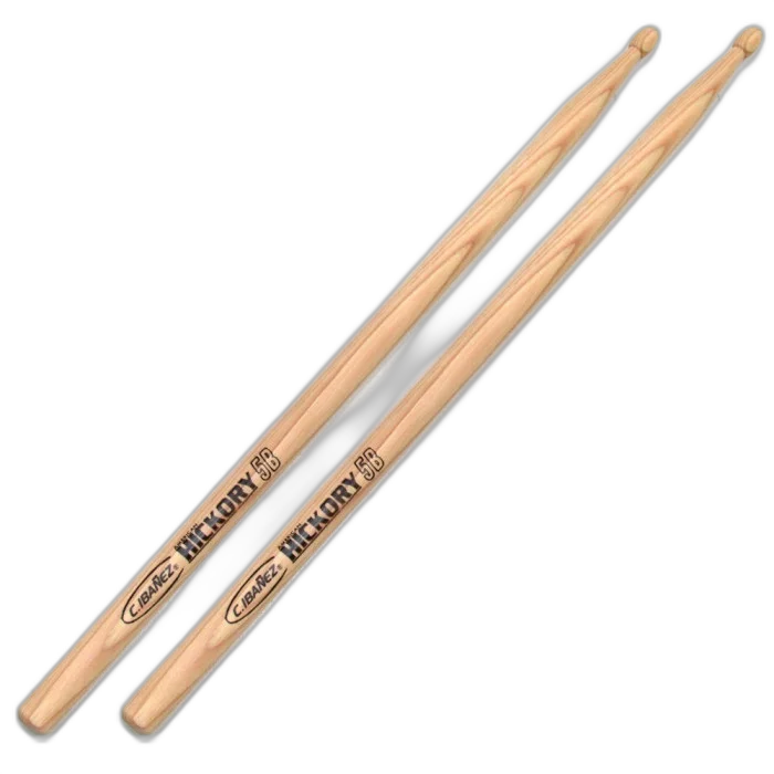 Par de Baquetas C.Ibanez 5BDRH Dragon Hickory Ponta Madeira 5B