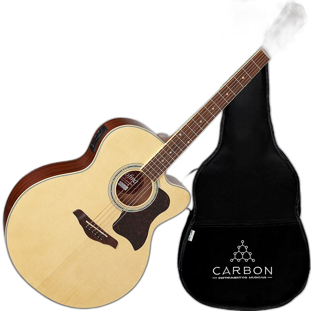 Kit Violão Eletroacústico Mini Jumbo Hofma HMJ223 STNT Vx03