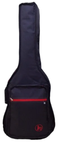 Capa Bag Violão Folk Acolchoada Cargo Extra Color Vermelha