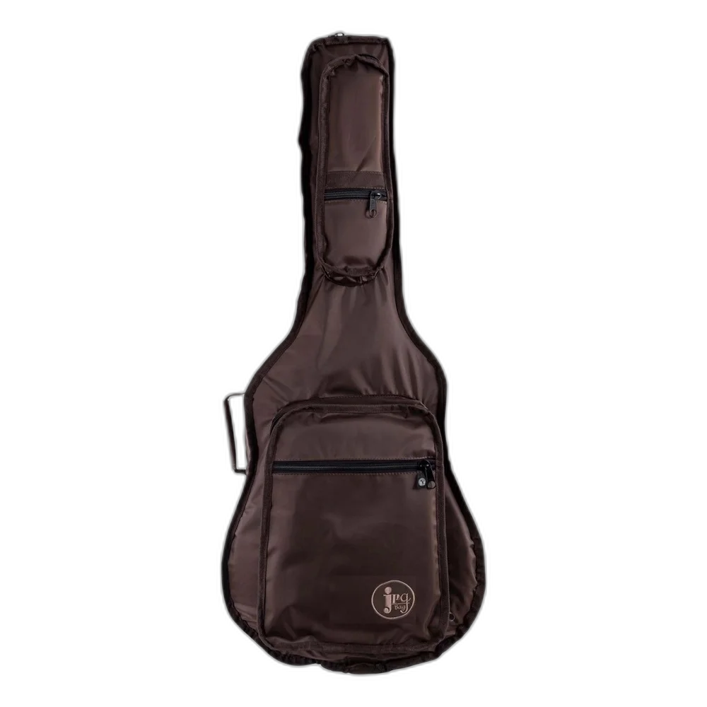 Capa Bag Violão Folk Acolchoada Premium Nylon 70 Bege