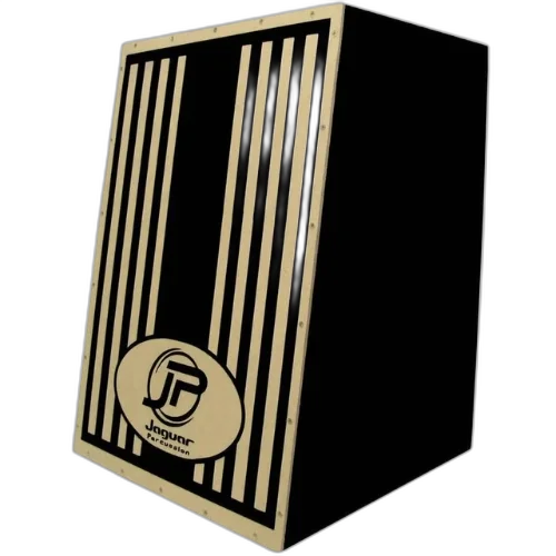 Cajon Acústico Jaguar Cj1000 K2 ACLI Listrado + Capa