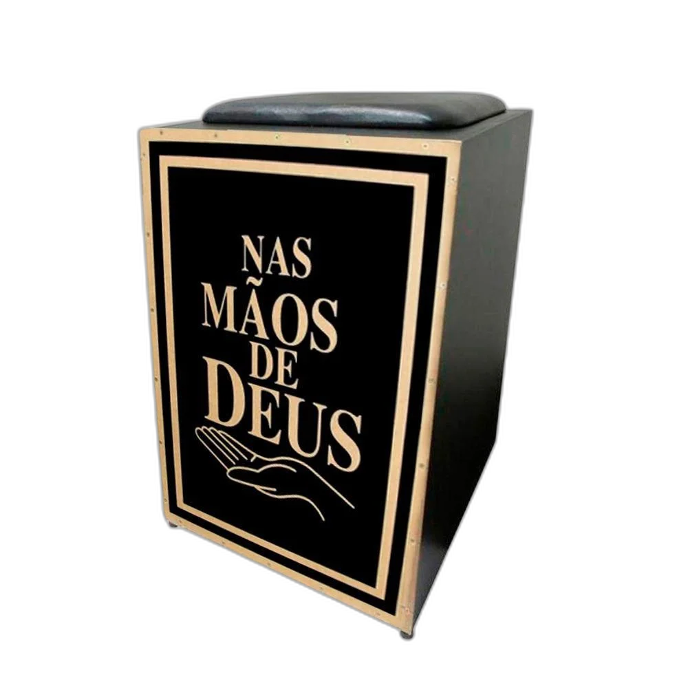 Cajon Elétrico Inclinado Jaguar CJ1000 K2 Mãos de Deus + Capa