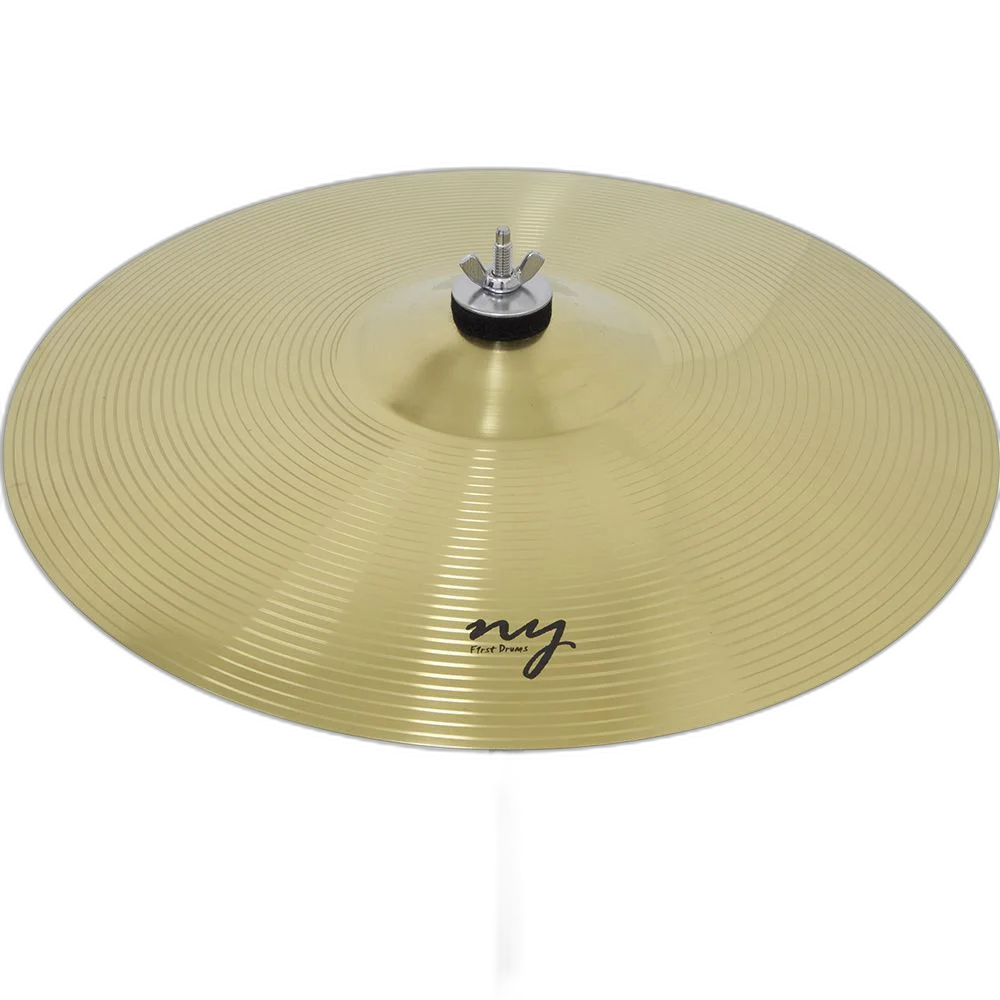 Kit 5 Pratos De Ataque Para Bateria 16" Liga De Aço New York