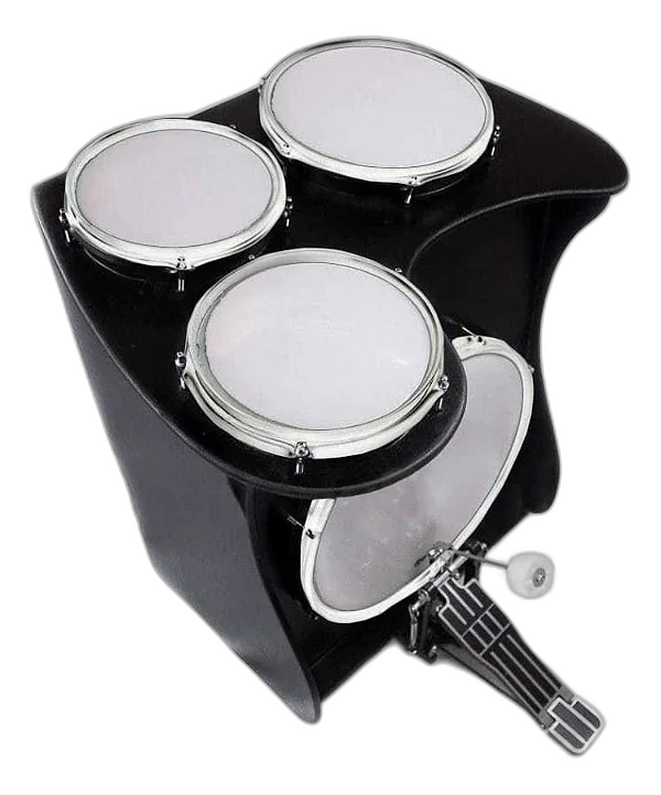 Kit Tajon Cajon Bateria Jaguar Extreme Drum Box 16' Polegadas Preto TJX02